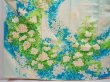 Photo5: 5914T12z1050 Vintage Japanese Kimono Silk FURISODE Flower Light blue (5)