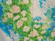 Photo8: 5914T12z1050 Vintage Japanese Kimono Silk FURISODE Flower Light blue (8)