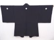 Photo5: 5920T02z430 Vintage Japanese Kimono Silk Men's HAORI Ukiyoe Black (5)