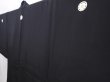 Photo5: 5920T04z620 Vintage Japanese Kimono Silk Men's HAORI Bridge Black (5)