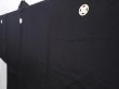 Photo5: 5920T13z570 Vintage Japanese Kimono Silk Men's HAORI  Black (5)