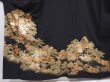 Photo5: 5926T03z1350 Japanese Kimono Silk ARTIST WORK TOMESODE Black (5)