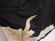 Photo3: 5926T05z1120 Vintage Japanese Kimono TOMESODE Bird Black (3)