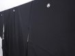 Photo2: 5926T06z1340 Japanese Kimono Silk ARTIST WORK TOMESODE Black (2)