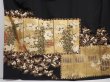 Photo5: 5926T06z1340 Japanese Kimono Silk ARTIST WORK TOMESODE Black (5)