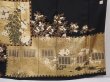 Photo7: 5926T06z1340 Japanese Kimono Silk ARTIST WORK TOMESODE Black (7)