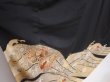 Photo3: 5926T07z1460 Vintage Japanese Kimono Silk TOMESODE Flying crane Black (3)