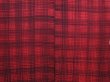 Photo3: 5915T04z490 Vintage Japanese Kimono Silk HAORI  Red (3)