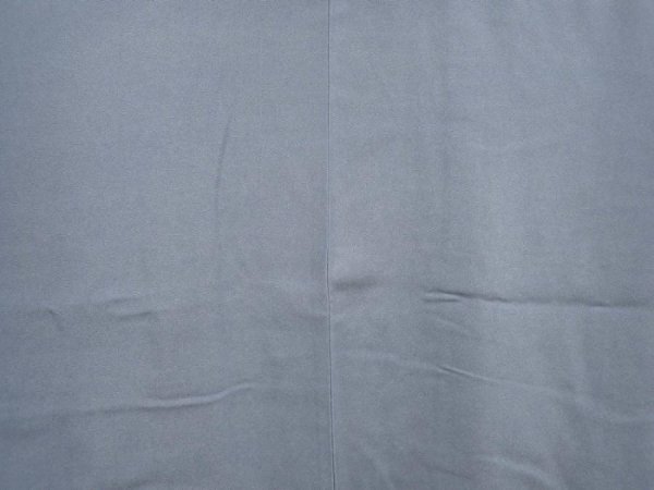 Photo3: 5915T07z470 Vintage Japanese Kimono Silk HAORI  Dull light blue (3)