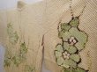 Photo2: 5915T08z410 Vintage Japanese Kimono Silk SHIBORI HAORI Flower Straw (2)