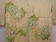 Photo3: 5915T08z410 Vintage Japanese Kimono Silk SHIBORI HAORI Flower Straw (3)