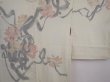 Photo3: 5915T09z610 Vintage Japanese Kimono Silk HAORI Flower Light olive (3)