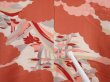 Photo7: 5915T12z530 Vintage Japanese Kimono Silk KOMON  Dark coral (7)