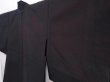 Photo2: 5919T03z290 Vintage Japanese Kimono Silk See through HAORI Leaf Black (2)