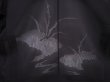Photo3: 5919T05z310 Vintage Japanese Kimono Silk See through HAORI  Black (3)