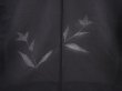 Photo3: 5919T07z260 Vintage Japanese Kimono Silk See through HAORI Flower Black (3)