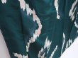 Photo3: 5919T12z760 Vintage Japanese Kimono Silk KOMON  Dark cyan (3)
