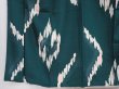 Photo4: 5919T12z760 Vintage Japanese Kimono Silk KOMON  Dark cyan (4)
