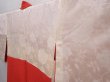 Photo7: 5927T05z600 Vintage Japanese Kimono Silk HAORI Flower Red (7)