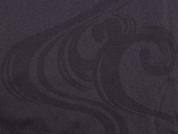 Photo4: 5927T06z290 Vintage Japanese Kimono Silk See through HAORI Stream Black (4)