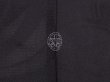 Photo5: 5927T06z290 Vintage Japanese Kimono Silk See through HAORI Stream Black (5)