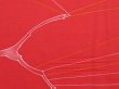 Photo4: 5927T07z560 Vintage Japanese Kimono Silk HAORI  Red-Pink (4)