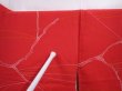 Photo5: 5927T07z560 Vintage Japanese Kimono Silk HAORI  Red-Pink (5)