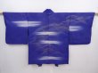 Photo1: 6001T02z440 Vintage Japanese Kimono Silk HAORI Fog Dark lavender blue (1)