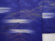Photo3: 6001T02z440 Vintage Japanese Kimono Silk HAORI Fog Dark lavender blue (3)
