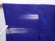 Photo8: 6001T02z440 Vintage Japanese Kimono Silk HAORI Fog Dark lavender blue (8)
