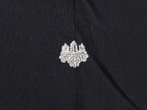 Photo5: 6001T03z470 Vintage Japanese Kimono Silk HAORI Sparrow Black (5)