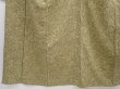Photo4: 6001T08z530  Japanese Kimono Silk HITOE KOMON Suminagashi dyeing Dull olive (4)