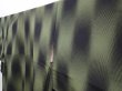 Photo2: 6001T12z910 Vintage Japanese Kimono Silk OMESHI KOMON Grass green (2)