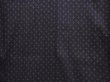 Photo4: 6001T13z820 Vintage Japanese Kimono Silk TSUMUGI  Black (4)