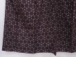 Photo4: 6001T14z760 Vintage Japanese Kimono Silk TSUMUGI  Dark brown (4)