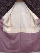 Photo8: 6001T14z760 Vintage Japanese Kimono Silk TSUMUGI  Dark brown (8)