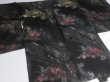 Photo4: DHGB01z14  Japanese Kimono Silk BLACK HAORI 25pcs FREE SHIPPING (4)