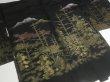 Photo3: DHGB02z14  Japanese Kimono Silk BLACK HAORI 25pcs FREE SHIPPING (3)