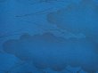 Photo4: 6002T02z480 Vintage Japanese Kimono Silk HAORI Pine needle Cyan blue (4)