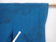 Photo6: 6002T02z480 Vintage Japanese Kimono Silk HAORI Pine needle Cyan blue (6)