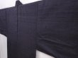 Photo2: 6002T05z840 Vintage Japanese Kimono Silk Men's  Plain Lamp black (2)