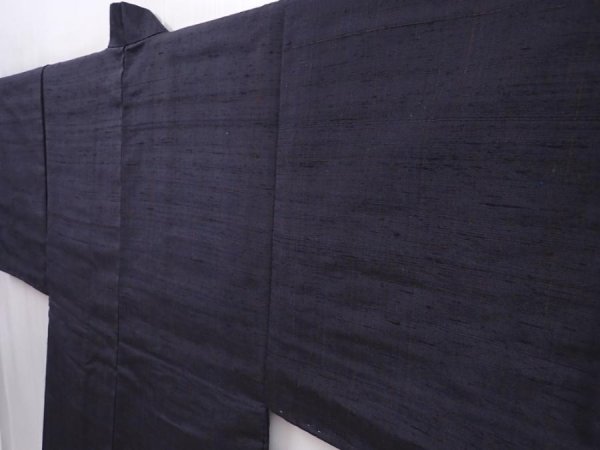 Photo4: 6002T08z570 Vintage Japanese Kimono Silk Men's HAORI Ukiyoe Lamp black (4)