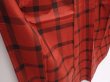 Photo3: 6002T10z740 Vintage Japanese Kimono Silk TSUMUGI  Dark red (3)