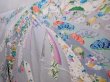 Photo2: 6002T12z1060  Japanese Kimono Silk FURISODE Tabane-noshi Light gray (2)