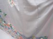 Photo4: 6002T12z1060  Japanese Kimono Silk FURISODE Tabane-noshi Light gray (4)