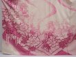 Photo5: 6002T13z1270 Vintage Japanese Kimono Silk FURISODE Peony Purple-Pink (5)