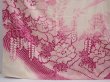 Photo6: 6002T13z1270 Vintage Japanese Kimono Silk FURISODE Peony Purple-Pink (6)
