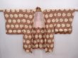 Photo5: 6004T02z570 Vintage Japanese Kimono Silk HAORI  Light brown (5)