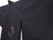Photo2: 6004T03z310 Vintage Japanese Kimono Silk See through HAORI  Black (2)