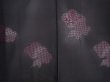 Photo3: 6004T03z310 Vintage Japanese Kimono Silk See through HAORI  Black (3)